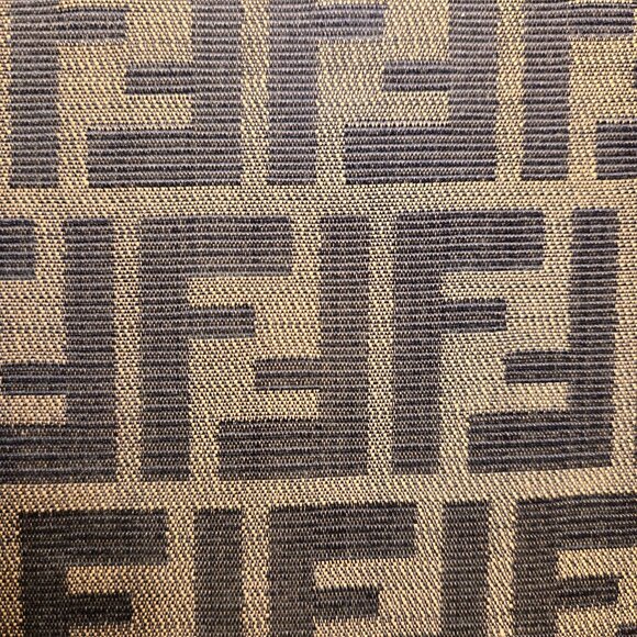 Rare Fendi Vintage Zucca Pattern Canvas Leather Jewelry Box/Handbag - Picture 14 of 16
